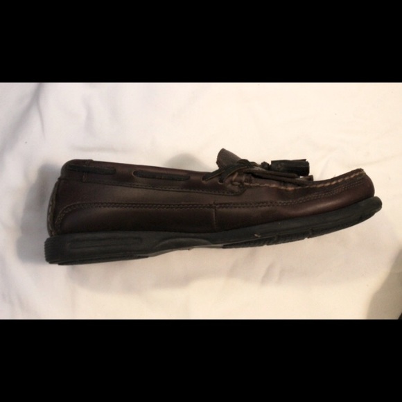 Brown Leather Sperry Loafers - Picture 3 of 3